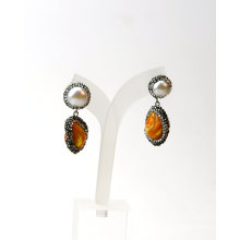 Lovely Natural Stone Earrings Earring for Girl Party